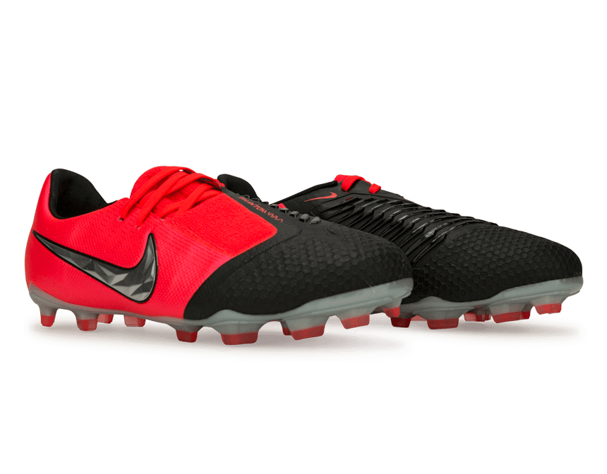Nike Kids PhantomVNM Elite FG Laser CrimsonMetallic Silver/Black
