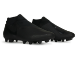 Nike Men's PhantomVSN Academy DF FG/MG Black/Black