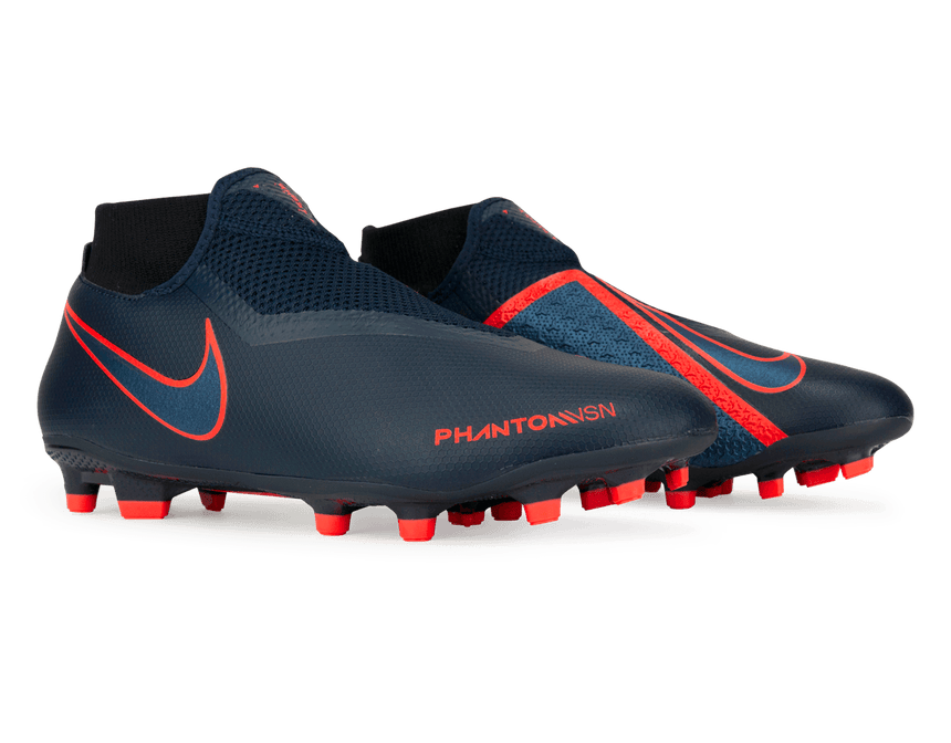Nike Men's PhantomVSN Academy DF FG/MG Obsidian/White/Black/Racer Blue