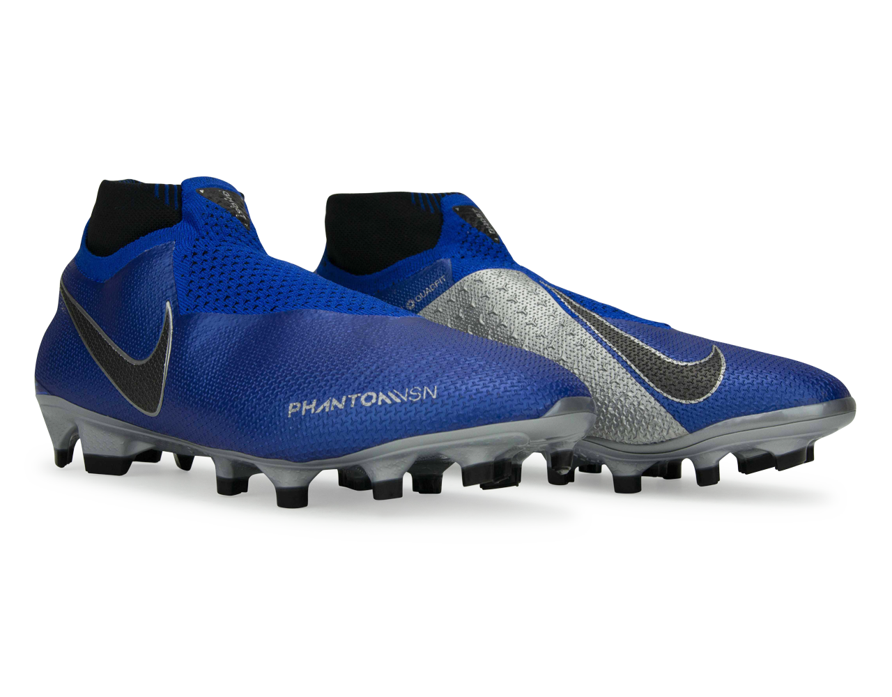 Nike Men s PhantomVSN Elite DF FG Racer Blue Metallic Silver