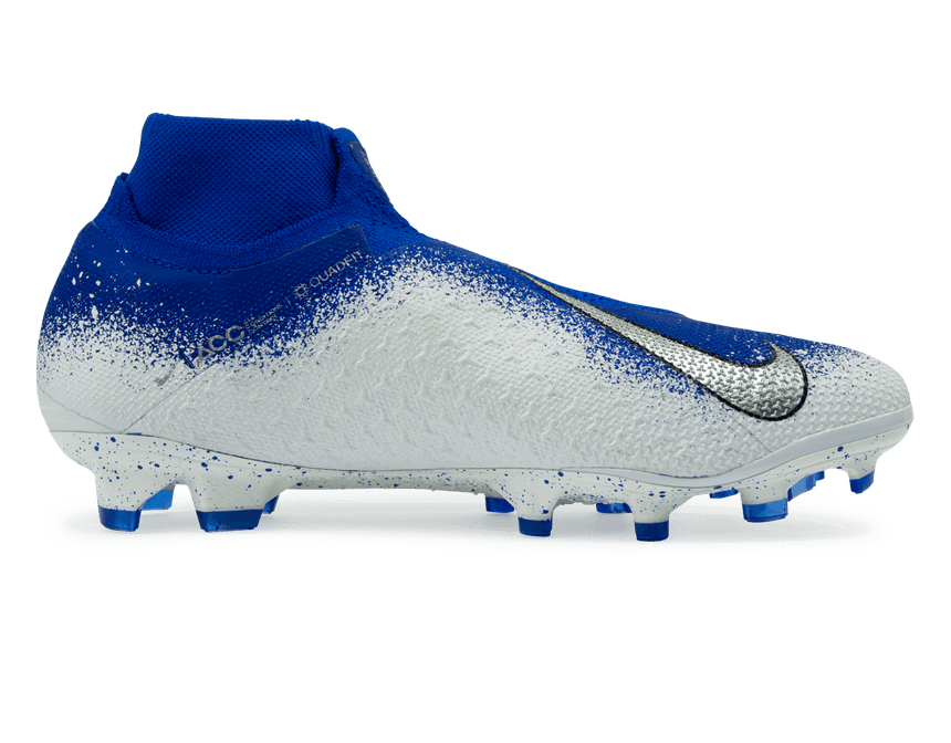 Nike Men's Phantom VSN Elite DF FG Racer Blue/Chrome/White