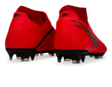 Nike Men's PhantomVSN Pro DF FG Bright Crimson/Metallic Silver