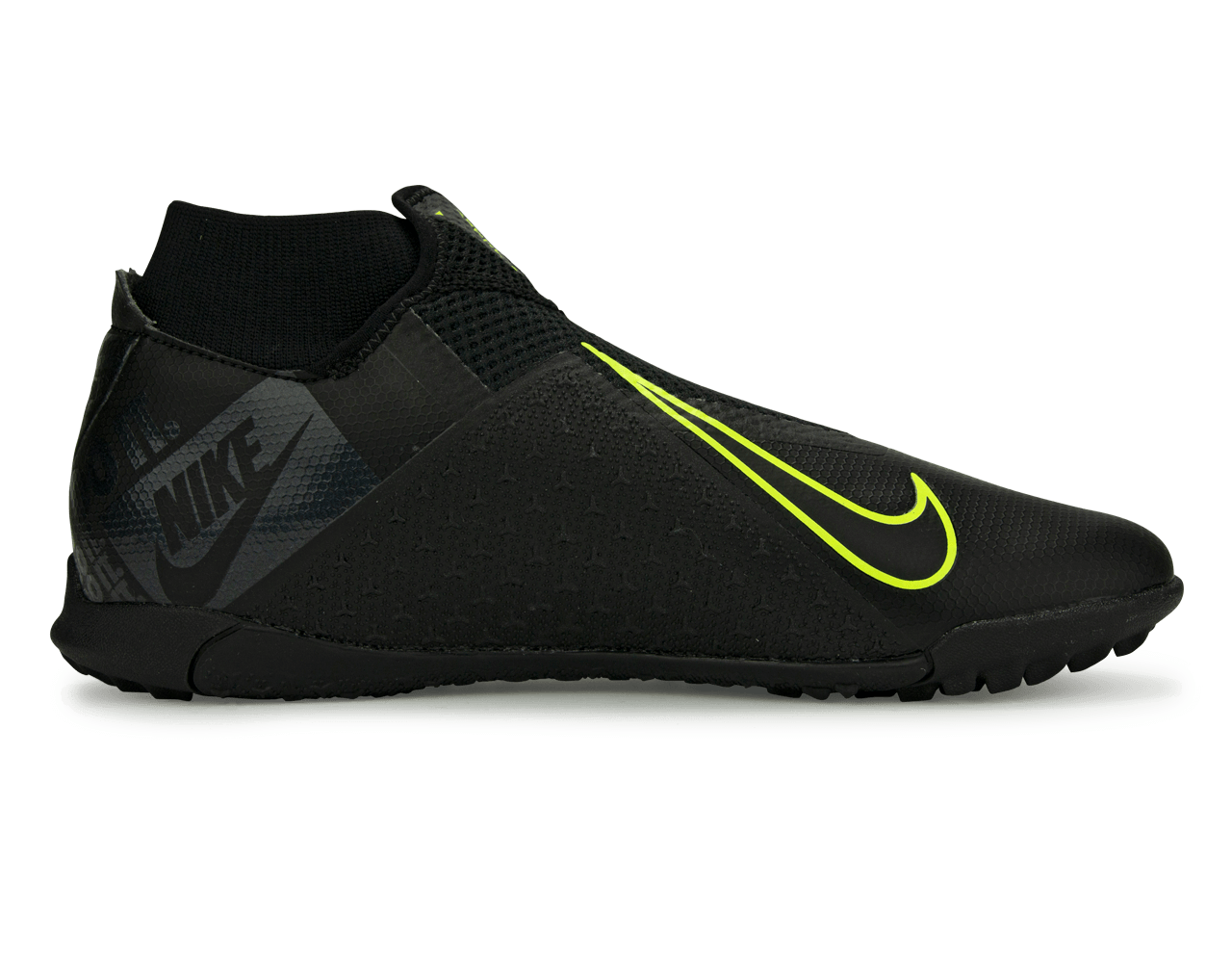 Nike Men s PhantomVSN Academy DF Turf Soccer Shoes Black Volt