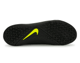 Nike Men's PhantomVSN Academy DF Turf Soccer Shoes Black/Volt
