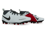 Nike Kids PhantomVSN Club DF FG/MG Pure Platinum/Black/Light Crimson/Dark Grey