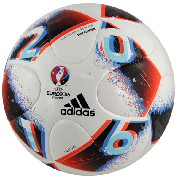 Adidas UEFA EURO 2016 Fracas Top Glider Ball White/Bright Blue/Solar Red/Silver