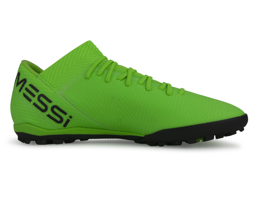 adidas Men's Nemeziz Messi Tango 18.3 Turf Soccer Shoes Solar Green/Core Black