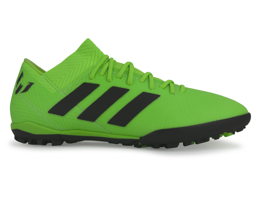 adidas Men's Nemeziz Messi Tango 18.3 Turf Soccer Shoes Solar Green/Core Black