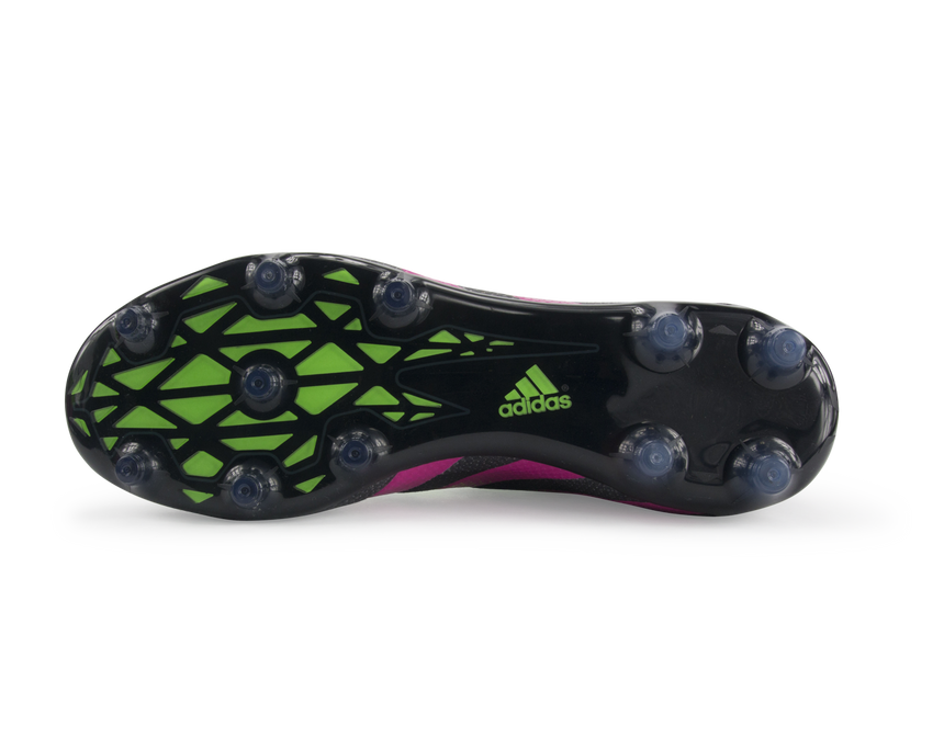 adidas Men's ACE 16.2 PrimeMesh FG/AG Black/Shock Pink/Solar Green