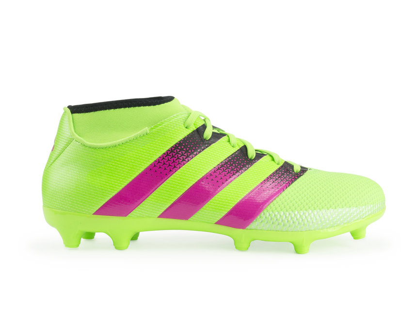 adidas Men's ACE 16.3 Primemesh FG/AG Solar Green/Shock Pink/Black