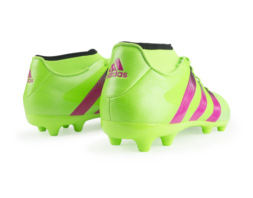 adidas Men's ACE 16.3 Primemesh FG/AG Solar Green/Shock Pink/Black