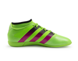adidas Kids ACE 16.3 Primemesh Indoor Soccer Shoes Solar Green/Shock Pink/Black