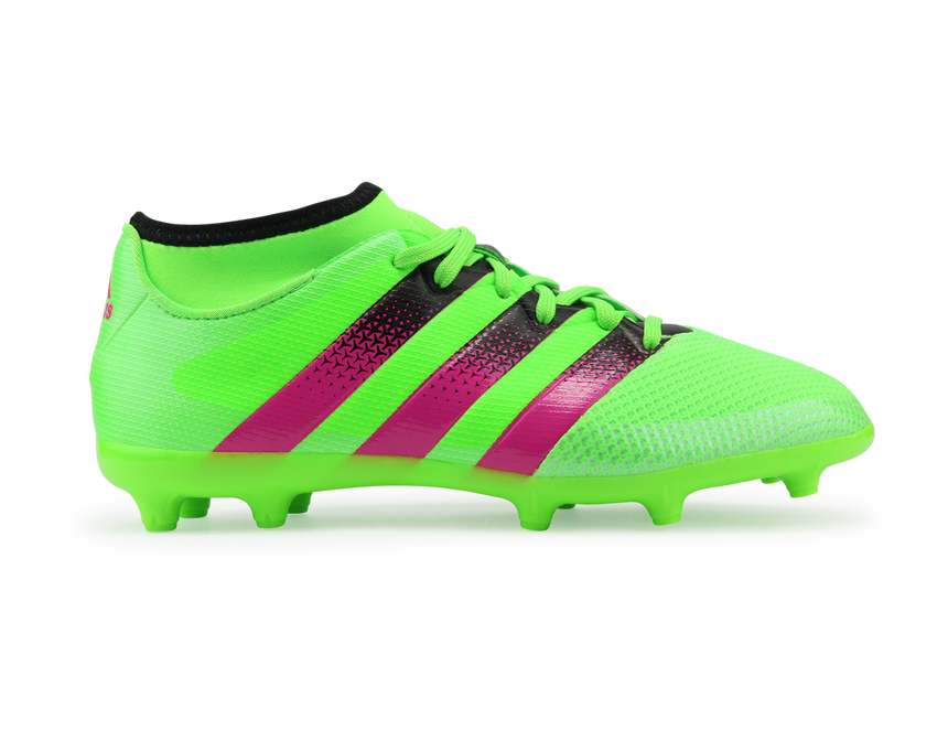 adidas Kids ACE 16.3 Primemesh FG/AG Solar Green/Shock Pink/Black