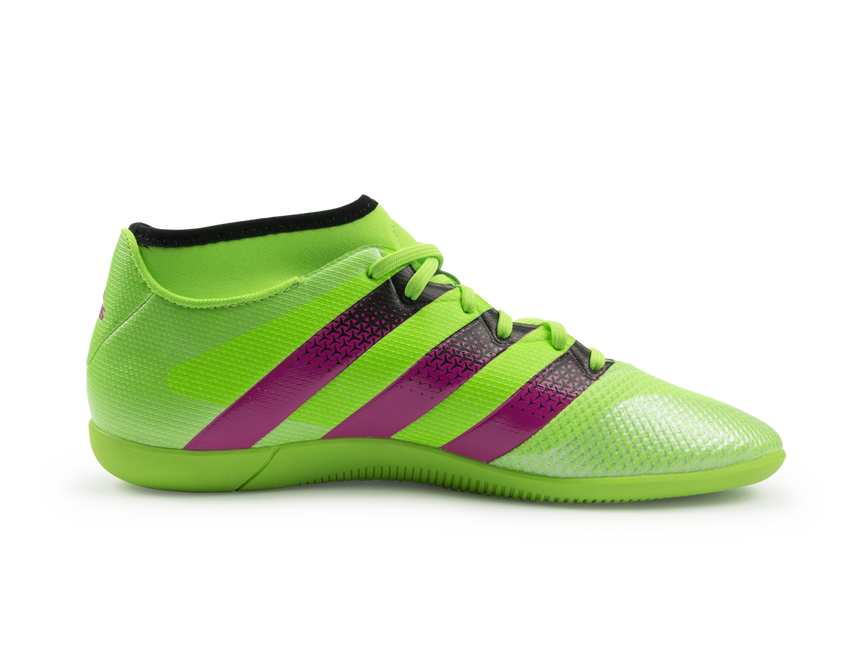 adidas Men's ACE 16.3 Primemesh Indoor Soccer Shoes Solar Green/Shock –  Azteca Soccer