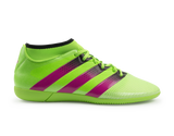 adidas Men's ACE 16.3 Primemesh Indoor Soccer Shoes Solar Green/Shock Pink/Black