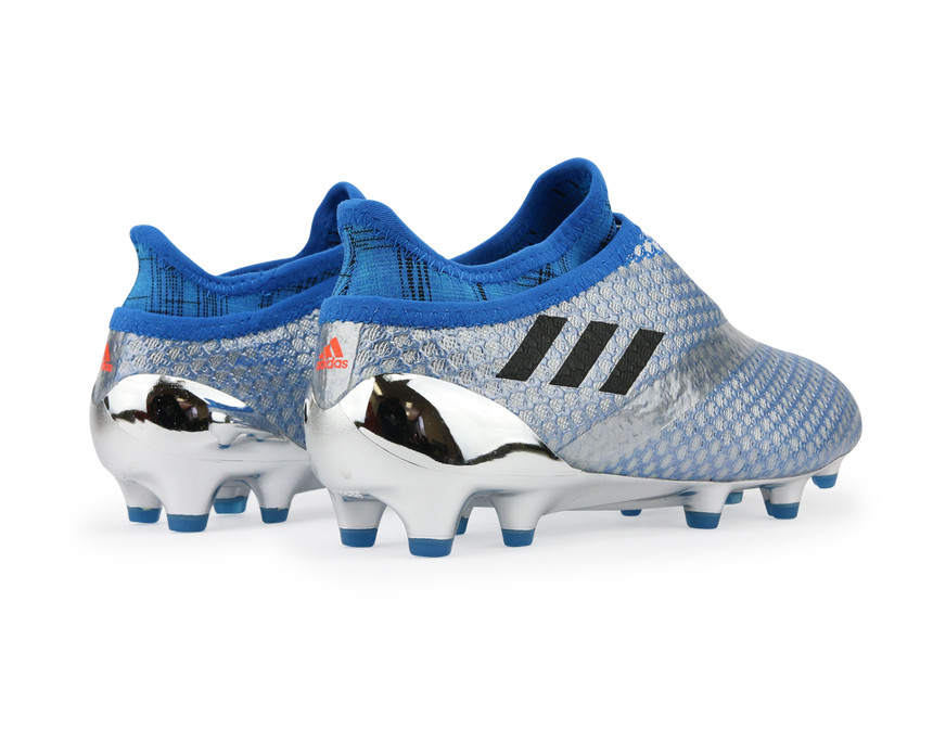 adidas Kids Messi 16+ Pureagility FG  Silver Metalic/Core Black/Sho Blue