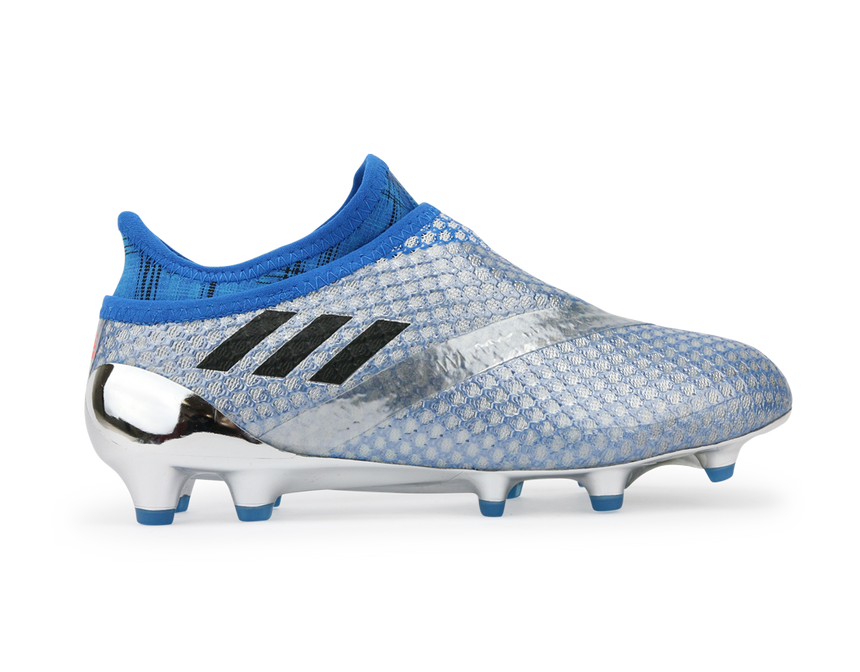 adidas Kids Messi 16+ Pureagility FG  Silver Metalic/Core Black/Sho Blue
