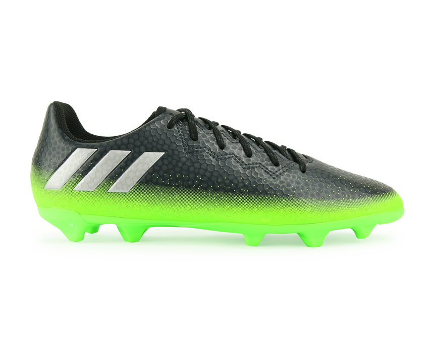 adidas Kids Messi 16.3 FG/AG Dark Grey/Silver Metalic/Solar Green