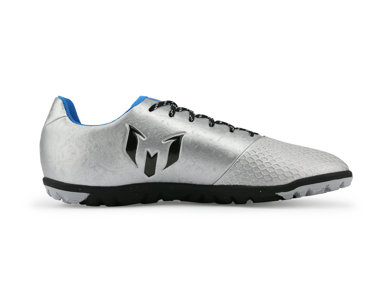 adidas Kids Messi 16.3 Turf Soccer Shoes Silver Metalic/Core Black/Sho Blue