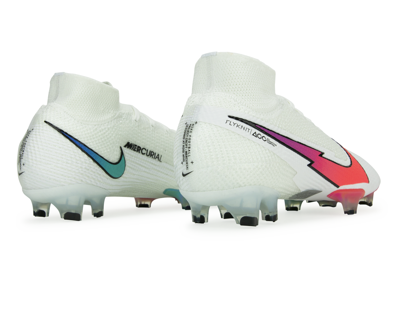 Nike Men's Mercurial Vapor 13 Elite FG White/Hyper Jade/Flash Crimson