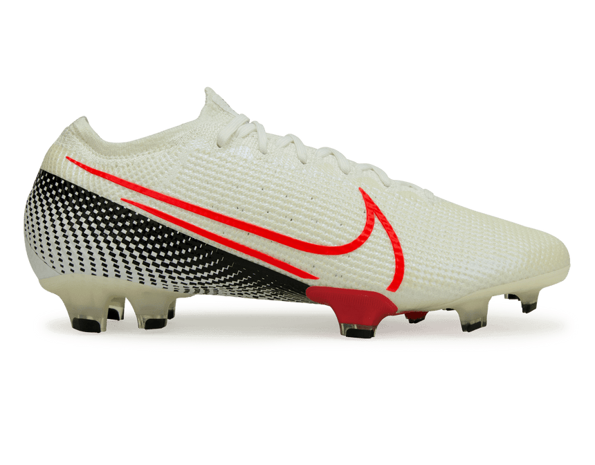 Nike Men's Mercurial Vapor 13 Elite FG White/Crimson Front