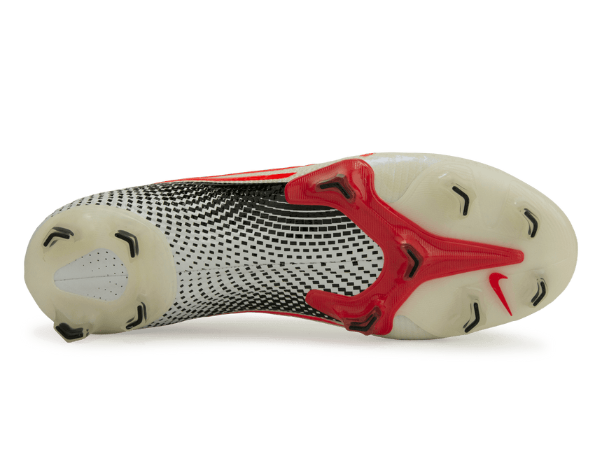 Nike Men's Mercurial Vapor 13 Elite FG White/Crimson soleplate