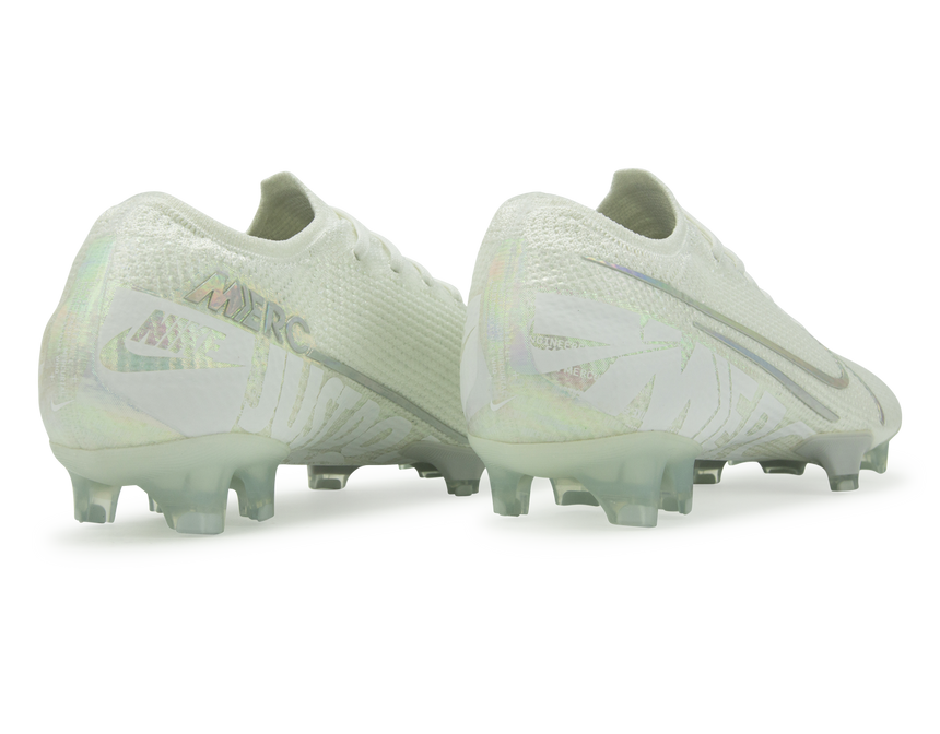 Nike Men's Mercurial Vapor 13 Elite FG White/Metallic Platinum