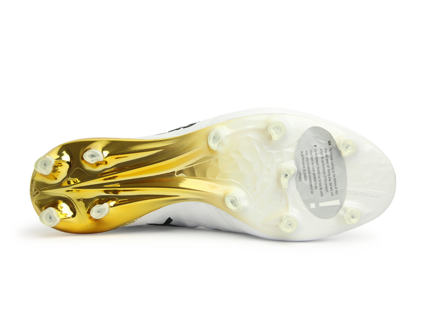 adidas Men's X 16+ PURECHAOS FG White/Core Black/Gold Metalic