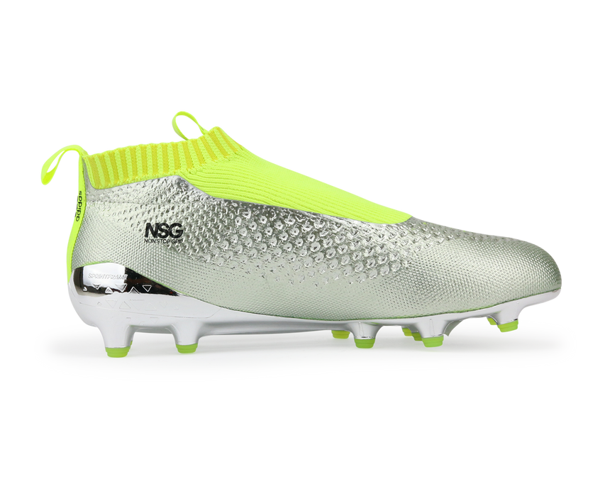 adidas Men's ACE 16+ PURECONTROL FG Silver Metalic/Core Black