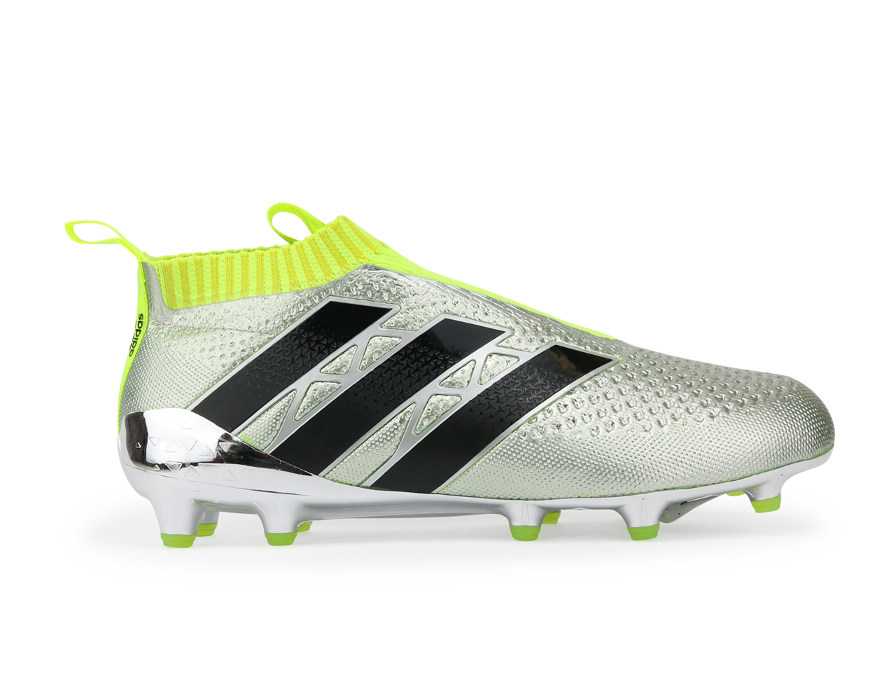 adidas Men's ACE 16+ PURECONTROL FG Silver Metalic/Core Black