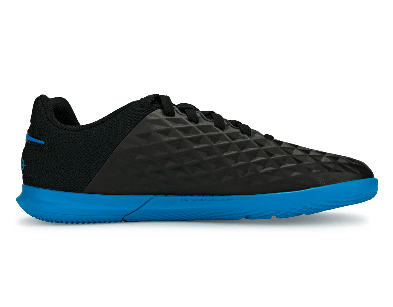 Nike Kids Legend 8 Club Indoor Soccer Shoes Black Blue Hero 10.5K