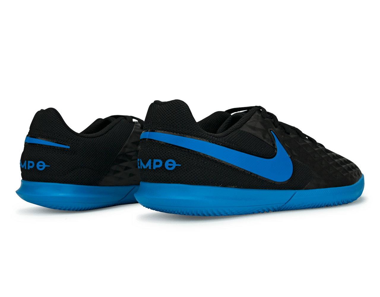 Nike Kids Legend 8 Club Indoor Soccer Shoes Black/Blue Hero