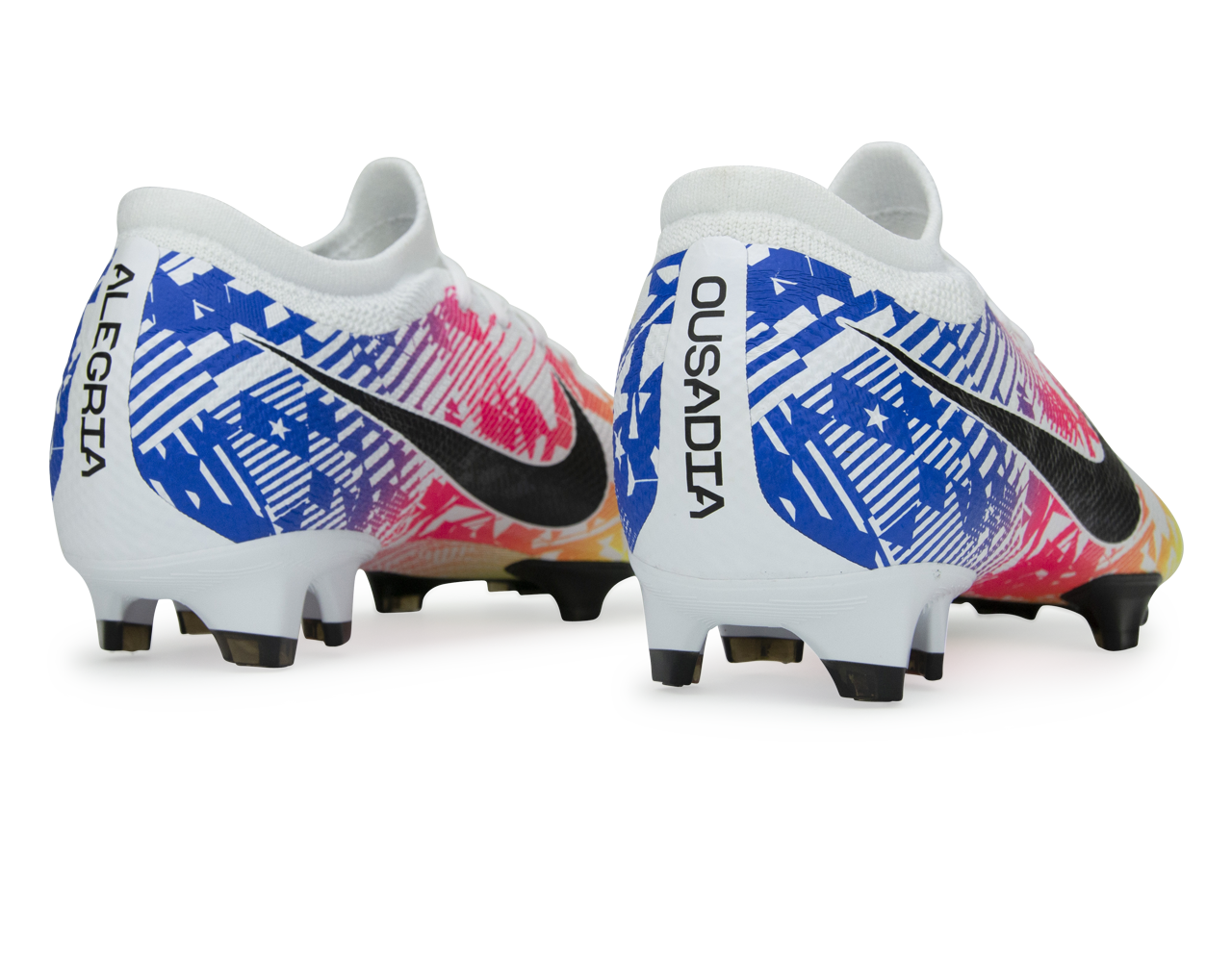 Mercurial vapor 13 pro njr fg soccer cleat - white/black/racer blue/volt hot sale