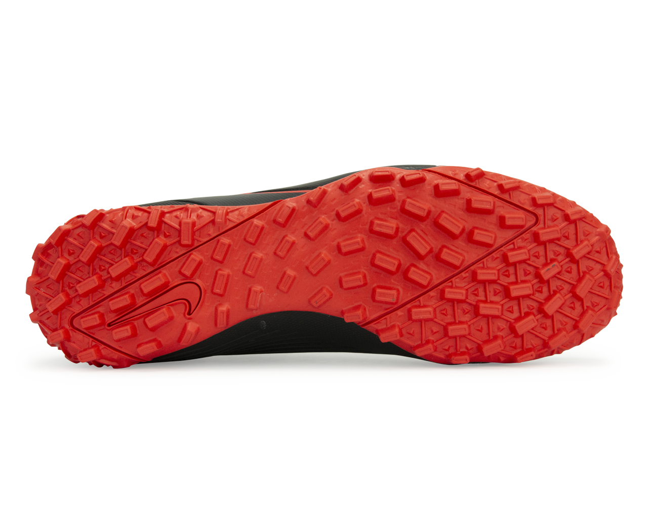 Nike Men's Mercurial Vapor 13 Academy Turf Soccer Shoes Black/Chile Red