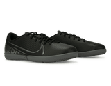 Nike Kids Mercurial Vapor 13 Academy Indoor Soccer Shoes Black/Metalic Cool Grey