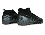Nike Kids Mercurial Superfly 7 Academy Turf Soccer Shoes Black/Metalic Cool Grey