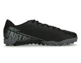 Nike Kids Mercurial Vapor 13 Academy Turf Soccer Shoes Black/Metalic Cool Grey