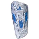 adidas Messi 10 Pro Shin Guards Silver Metallic/Shock Blue
