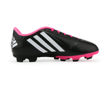 adidas Kids Conquisto FG Black/White/Solar Pink