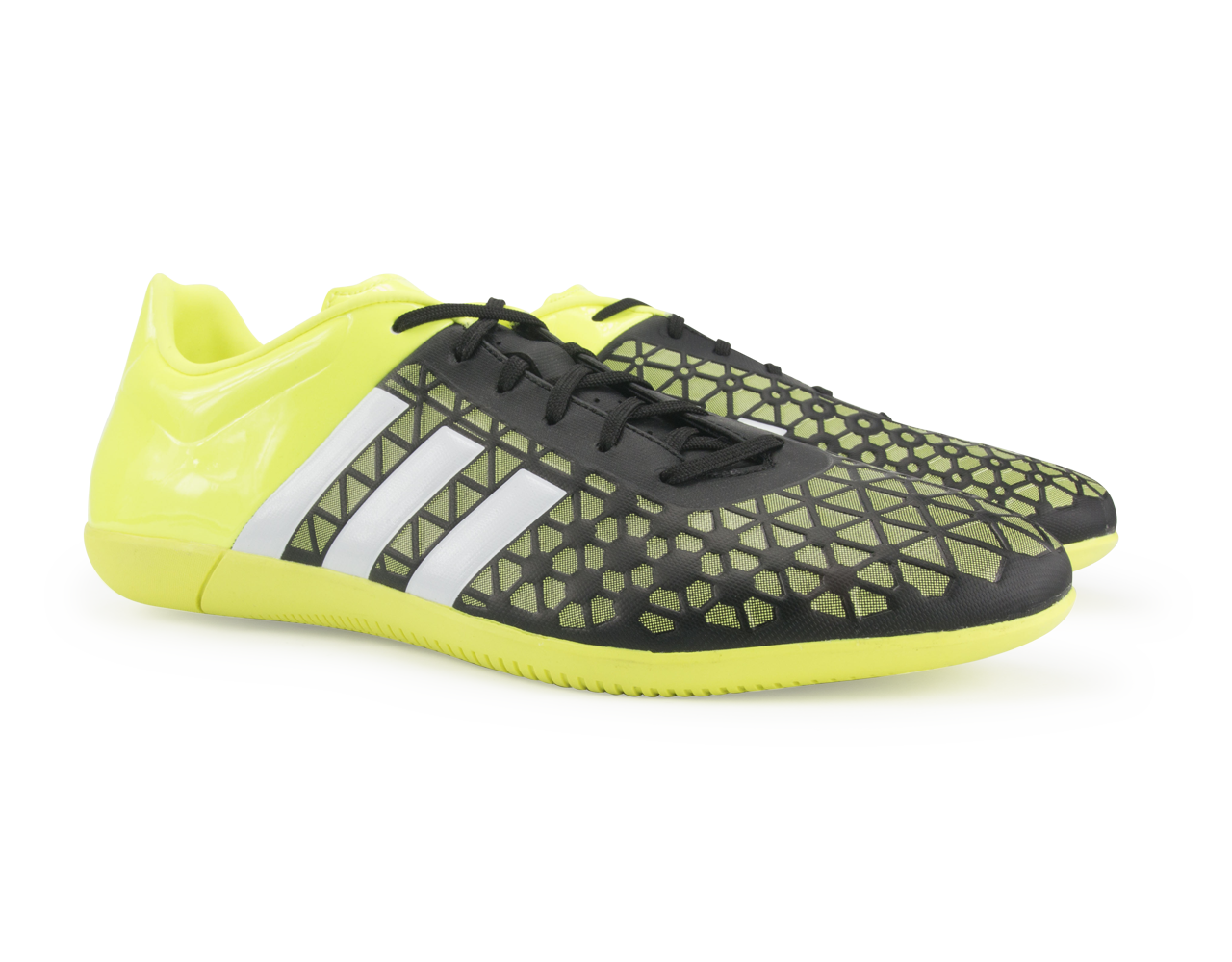 adidas Men's ACE 15.3 Indoor Soccer Shoes Solar Yellow/Solar Yellow/Black