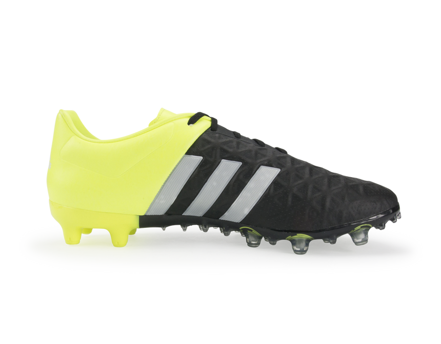 adidas Men's ACE 15.2 FG/AG Black/Night Metallic/Solar Yellow