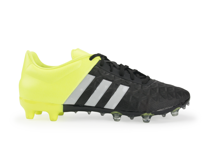 adidas Men's ACE 15.2 FG/AG Black/Night Metallic/Solar Yellow