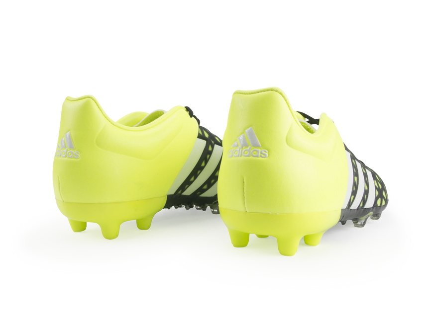 adidas Kids ACE 15.1 FG/AG Black/Night Metallic/Solar Yellow