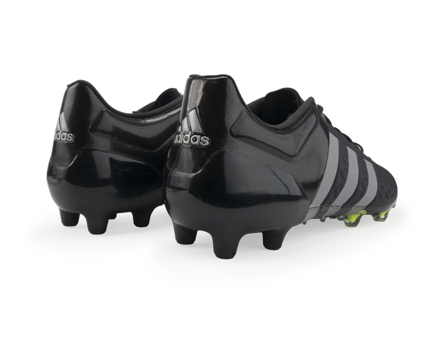 adidas Men's ACE 15.1 FG/AG Core Black/Solar Yellow/Night Metallic