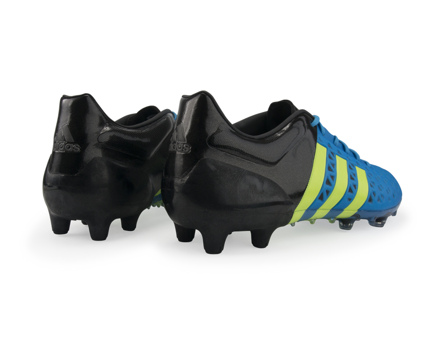 adidas Men's ACE 15.1 FG/AG Solar Blue/Sollar Yellow/Core Black