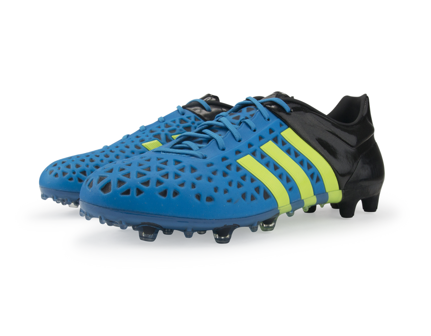 adidas Men's ACE 15.1 FG/AG Solar Blue/Sollar Yellow/Core Black