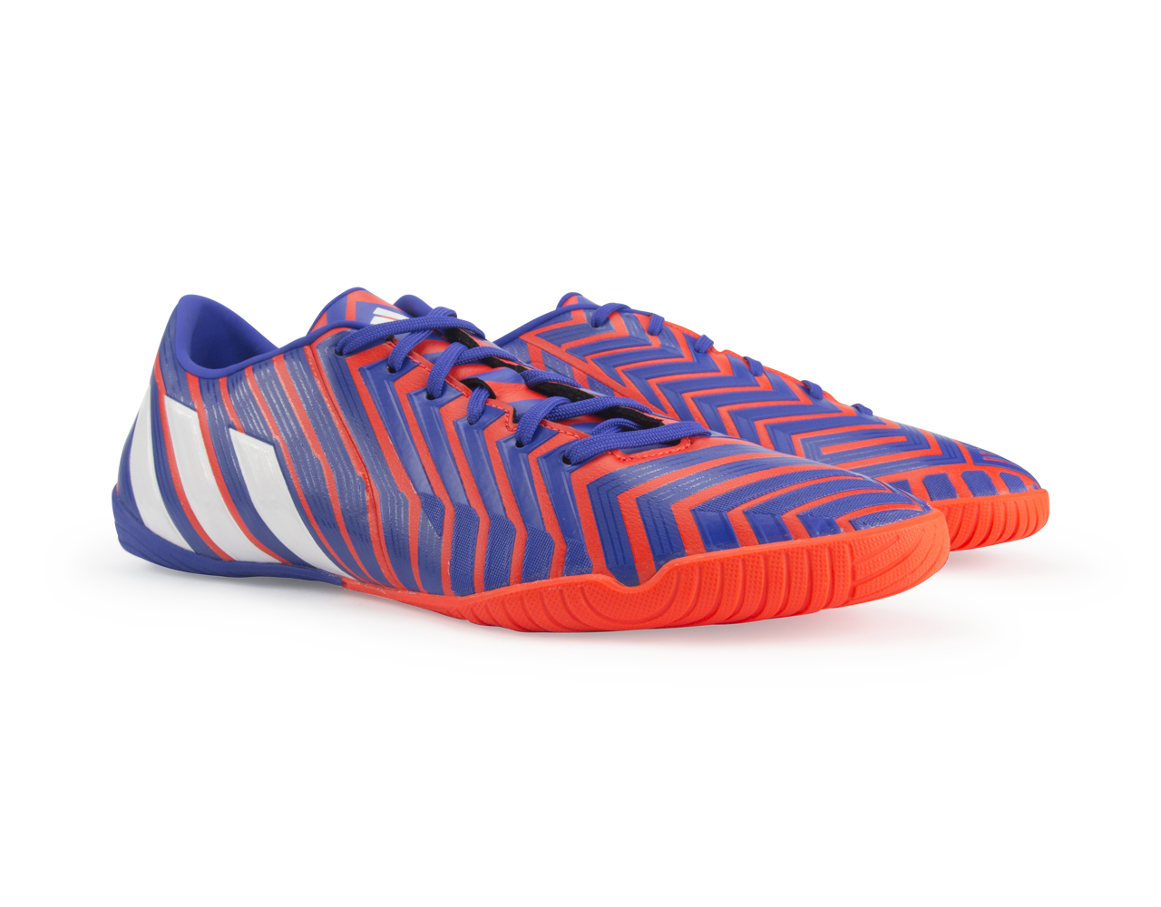adidas Men s Predator Absolado Instinct Indoor Soccer Shoes Solar Red White 10