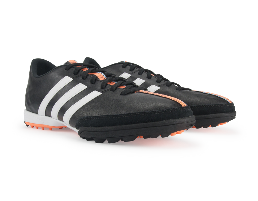 adidas Men's 11Nova Turf Soccer Shoes Core Black/White/Flash Orange