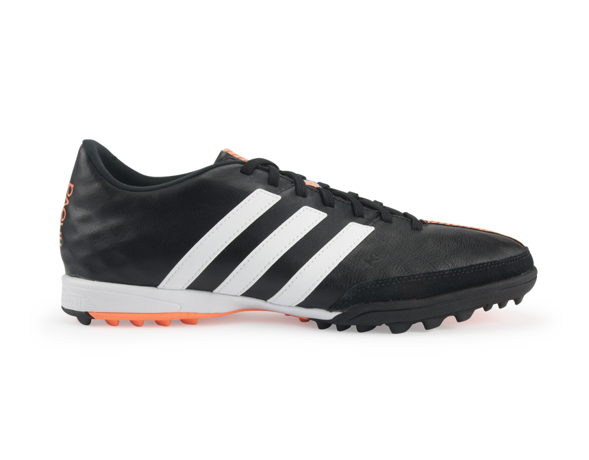 adidas Men's 11Nova Turf Soccer Shoes Core Black/White/Flash Orange