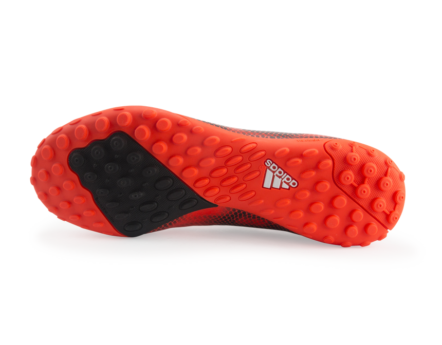 adidas Men's F10 Turf Soccer Shoes Solar Red/White/Core Black